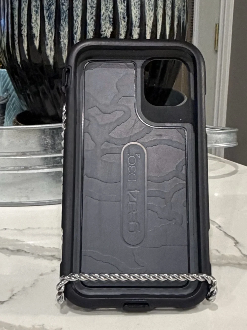 iPhone 15 Pro Max heavy duty Black Protective Phone Case
